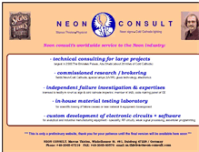 Tablet Screenshot of neon-consult.com